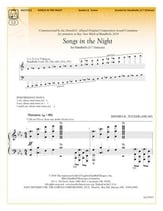 Songs in the Night Handbell sheet music cover